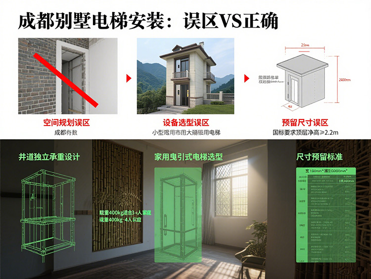 成都别墅电梯